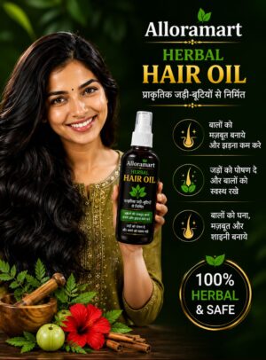 Alternative view of Alloramart Herbal Hair Oil – Natural Hair Care & Strength